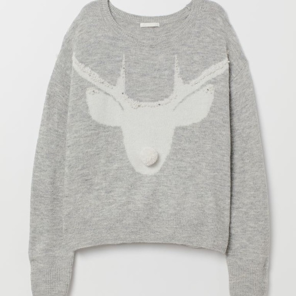 Sweaters - Grey Christmas Sweater